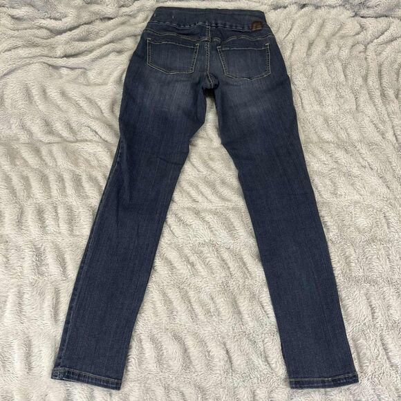 Jag Jeans Womens 4 High Rise Skinny Dark Wash Pull On Jeggings Stretch Everyday - Picture 2 of 10